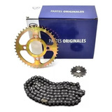 Kit Sprocket Arrastre Italika Dt200 Ft180 Fiera 