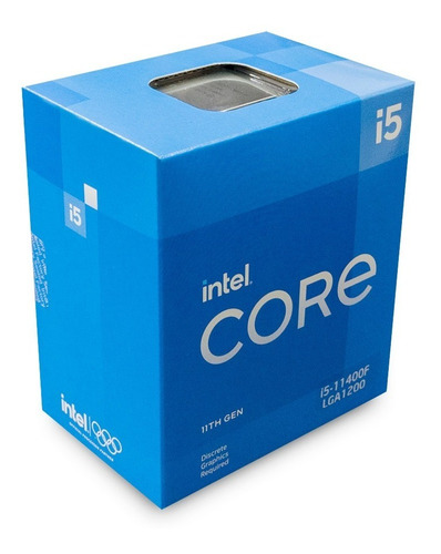 Microprocesador Intel I5 11400f 12mb 4.4ghz 6 Cores 11va Gen
