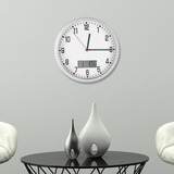 Reloj De Pared Moderno Multifuncional Con Temperatura De Fec