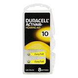 Baterías De Audífono Duracell Activair: Tamaño 10 (80 Baterí