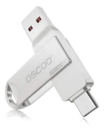 Memoria Usb Dual 64 Gb Tipo C Y Tipo A 3.1  Celular Pc Mac