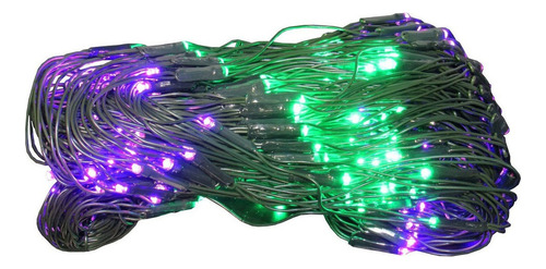 10 Pz Red Led Navideña Elige El Color 320 Luces 2x1.8mt Redp