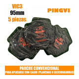 5 Parche Convencional C/cuerda Vic3 95mm Vulcanizar Llanta