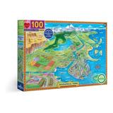 Puzzle Rompecabezas 100 Piezas Niño Eeboo Términos Geográfic