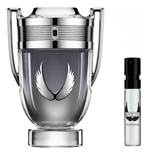 Invictus Platinum Estu Edp 100ml+1.5ml Silk Perfumes