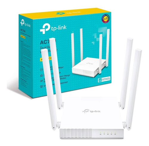 Router Wifi Tp-link Archer C24 Ac750 Dual Band 4 Antenas