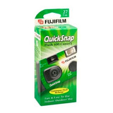 Cámara Desechable Fujifilm Quicksnap Flash 400 Negra/verde