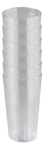 6 Vasos Plástico Policarbonato 473ml 16oz Uso Rudo