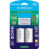 Panasonic K-kjs1mca2ba Eneloop D Size Battery Adapters With