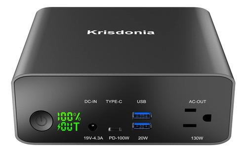 Krisdonia 130w Banco De Energa Porttil, 148wh/40000mah Portt