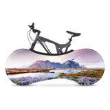 Funda Cobertor Elástico Para Bicicleta Diseño Mountains