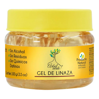 Gel Fijador De Linaza Sin Alcohol Árbol Verde 100g | MercadoLibre