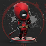 Archivo Stl Impresión 3d - Deadpool Chibi Statue