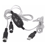 Cable Convertidor Midi Usb A Pc Teclado Computadora