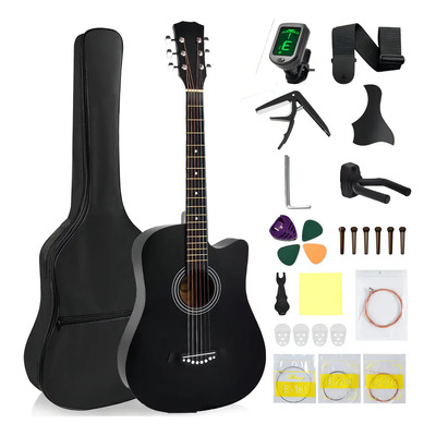Guitarra acústica Foco My Lord FG810 negra 38\