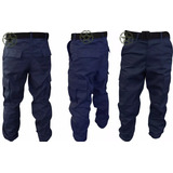 Pantalon De Bolsas Tactico Comando Seguridad Gabardina