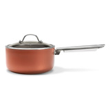 Panela Com Tampa De Vidro Curry Ø20cm 2,7l Cobre - Brinox