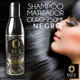 Shampoo Ouro Negro 250 Ml. Ideal Para Cabellos Oscuros