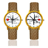 Reloj Pareja Mi Corazon Late Por Ti + Estuche Dayoshop