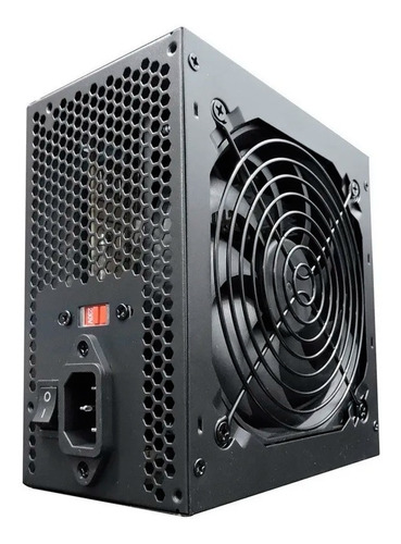 Fonte Atx 500 Watts Real Hedmax Hm-500w Gamer Bivolt Preta