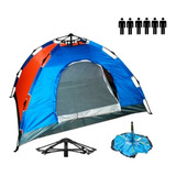 Carpa 6 Personas Tienda Automatica Armado Fácil Hy-1501