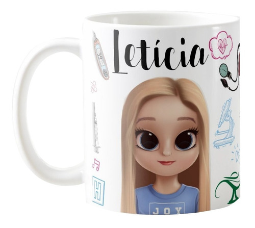 Caneca Profissão Formatura Presente Personalizado Com Avatar