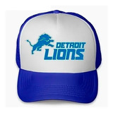 Gorra Nfl Personalizada Detroit Lions Trucker De Malla