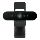 Logitech Brio 4k Webcam, Ultra 4k Hd Video Calling, Noise Aa