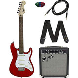 Pack Squier By Fender Short Scale Stratocaster Con Amplifica