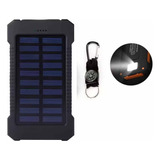 Cargador De Batería Solar Con Panel De 2 Puertos Usb