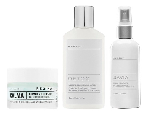 Set Limpieza Hidratación Facial Regina 