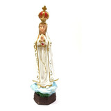 Figura Virgen De Fátima 22 Cm Importada - Arcana Caeli