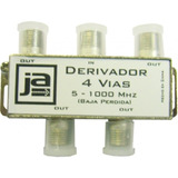 Derivador Señal Antena O Tv 4 Vias 1entrad-4salidas 1000mhz 