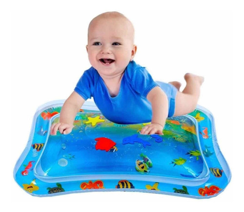 Alfombra De Agua Inflable Sensorial Para Bebe, Cojín De Agua