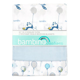 Set 3 Pañales Tutos Azul Panda Bambino 72x72cm