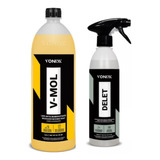 Delet Limpador Pneus + Shampoo Desengraxante V-mol Vonixx