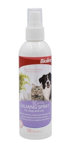 Bioline Calming Spray 120 Ml Para Perro Y Gatos Pethome