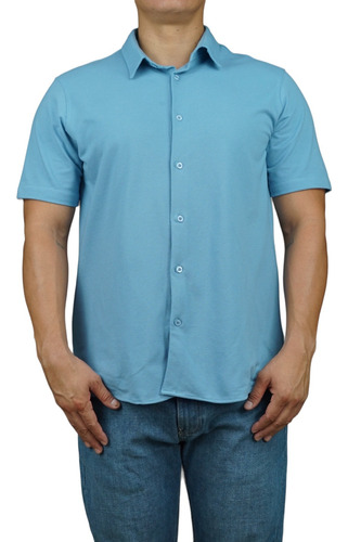 Playera De Hombre Cuello Polo Agnor Tipo Camisa Hag34