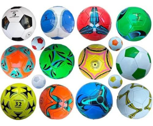 30 Balones De Futbol #5 Economico Colores Surtidos Mayoreo 