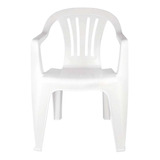 Cadeira De Plastico Branca Bela Vista - Mor