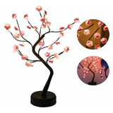 Lámpara Árbol Bonsai Con Mando A Distancia 36 Led Decoración