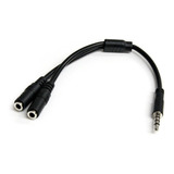 Cable Startech.com 3,5mm Macho - 2x De 3,5mm Hembra 20cm 