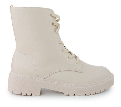 Bota Feminina Bebecê Cb Coturno Bege - T2422