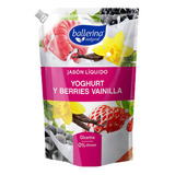 Jabon Liquido Ballerina Yoghurt Berries Vainilla Pack X2