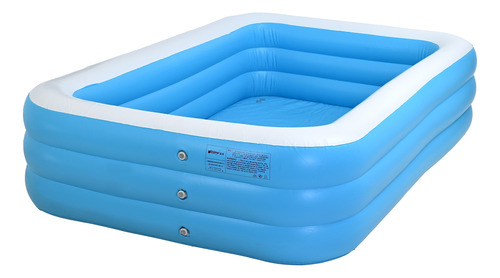 Piscina Alberca Inflable Rectangular 3 Anillos 262x175x60