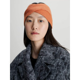 Turbante Naranja Acanalado Para Mujer Calvin Klein