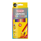 Lapices Acuarelables 12 Colores + Pincel