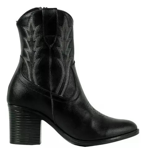 Botas Vaqueras Cowboy Mujer Botines Tacon Rodeo Botin Moda