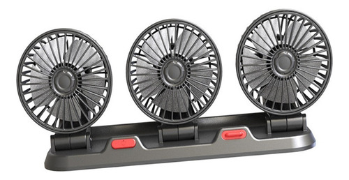 Ventilador Portátil Pequeno De Três Cabeças Para Carros/ac