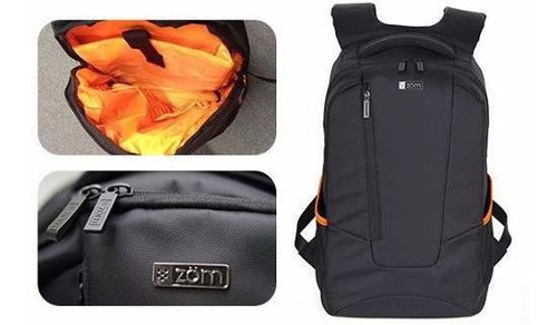 Mochila Para Notebook Hasta 15,6 Zom Hasta 10kg Zb 500n